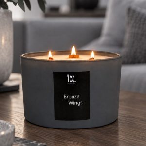 Lõhnaküünal 550 g — hall matt klaas